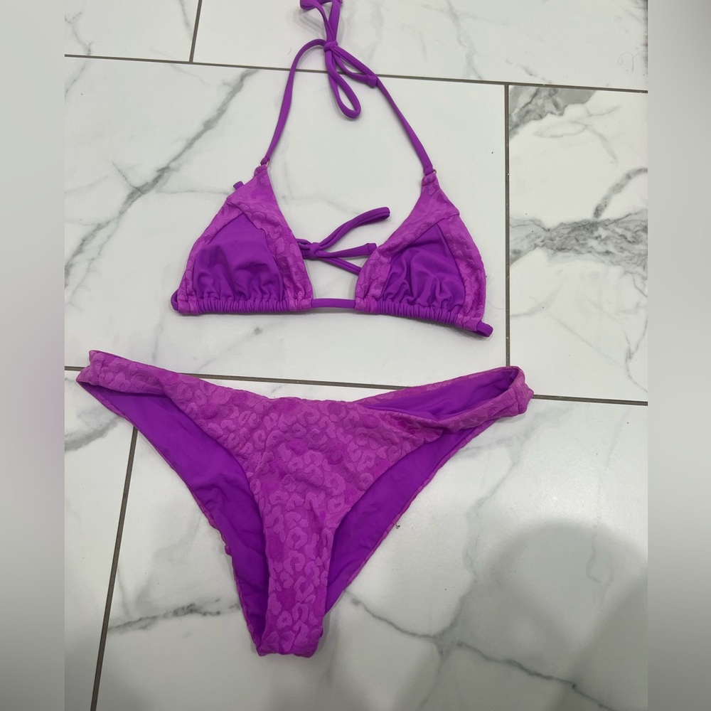 Purple print Beach Bunny set